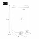 Poubelle Pédale - Inox - 20L/30L/40L