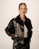 Powder Black Short Jacket