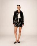 Powder Black Short Jacket