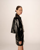 Powder Black Short Jacket