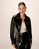 Powder Black Short Jacket