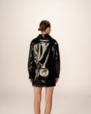Powder Black Short Jacket
