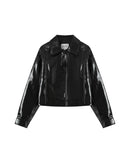 Powder Black Short Jacket