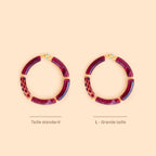 Bracelet Juhu - Monochrome Pourpre