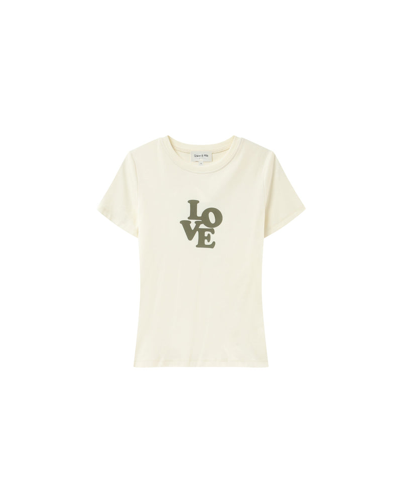 Camiseta Chick - Beige