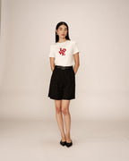 T-Shirt Poussin - Ecru