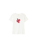 Camiseta Crudo Con Mensaje Estampado Chick