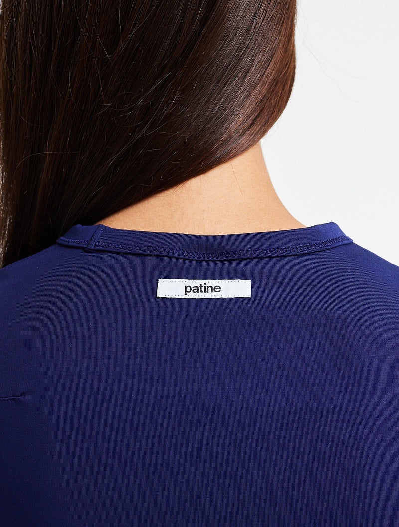 The Navy Blue Power Stretch Long Sleeve Top