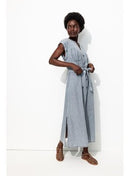 Robe-chemise Rayée Femme - Multicolore Raye