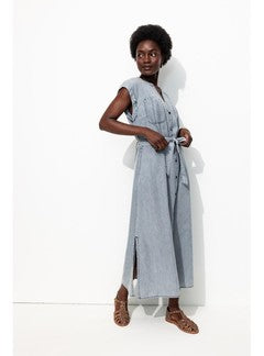 Robe-chemise Rayée Femme - Multicolore Raye