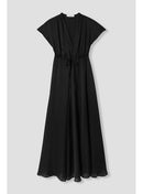 Robe Eleonor Unie - Noir Uni Fonce