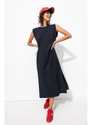 Robe T-shirt - Bleu Uni Fonce