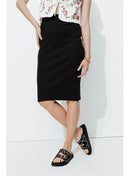 Jupe Crayon Femme - Noir Uni Fonce