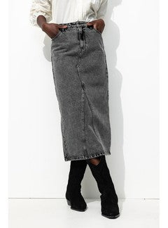 Jupe Longue en Jean Femme - Jeans Uni Clair