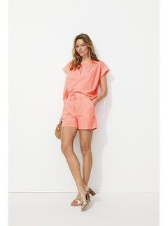 Short à Carreaux Vichy Femme - Multicolore Carreaux