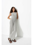 Combi-pantalon en Crochet - Noir Imprime