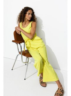 Combinaison-pantalon en Jersey - Jaune Uni Colore