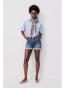 Short en Jean Femme - Jeans Uni Fonce