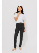Gaspard Jean Skinny Femme - Noir Uni Fonce