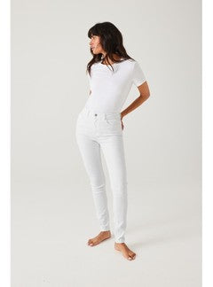 Jean Skinny Femme Gaspard - Blanc Uni Clair