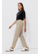 Pantalon Jogpant Femme - Naturel Uni Clair