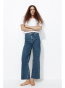 Hector Jean Taille Haute - Jeans Uni Fonce