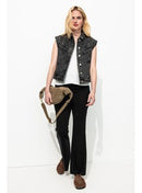 Pantalon en Jersey Fluide - Noir Uni Fonce