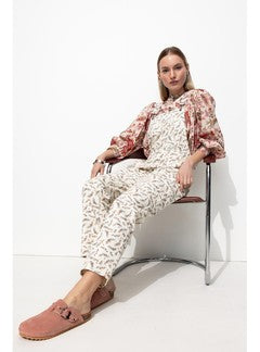 Salopette à Fleurs Femme - Multicolore Imprime