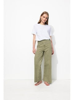 Hector Jean Large Femme - Kaki Uni Clair