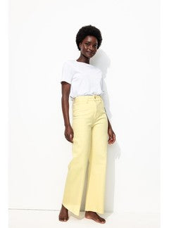 Hector Jean Large Femme - Jaune Uni Colore