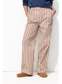 Billy Pantalon Large Rayé - Multicolore Raye