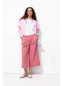Jupe-culotte en Toile Femme - Rose Uni Colore