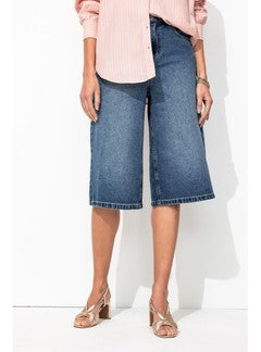 Bermuda en Jean Femme - Jeans Uni Fonce