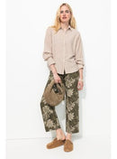 Pantalon Imprimé Femme - Kaki Imprime