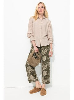 Pantalon Imprimé Femme - Kaki Imprime