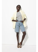 Bermuda en Jean Femme - Jeans Uni Clair