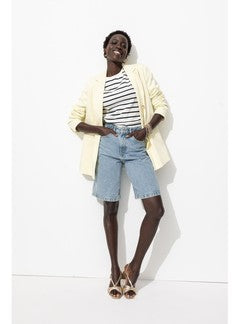 Bermuda en Jean Femme - Jeans Uni Clair