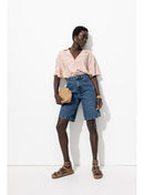 Bermuda en Jean Femme - Jeans Uni Fonce