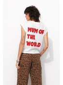 T-shirt à Message Femme - Naturel Imprime