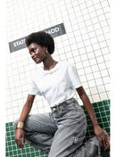 T-shirt Uni Made In France - Blanc Uni Clair