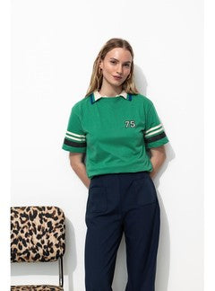 T-shirt Motif Dos Femme - Multicolore Imprime
