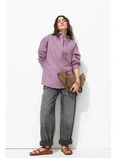 Chemise Oversize Femme - Multicolore Carreaux