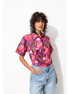 Chemise Laura Gulshani - Violet Imprime