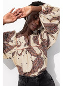 Blouse Imprimée Femme - Naturel Imprime