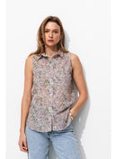 Chemisier Fleuri Femme - Multicolore Imprime