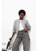 Bomber Tissé Femme - Multicolore Imprime