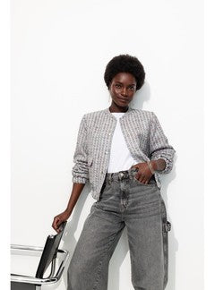 Bomber Tissé Femme - Multicolore Imprime
