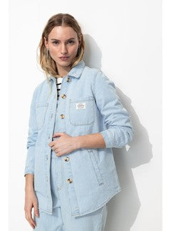 Alma Veste Surchemise Rayée - Naturel Raye