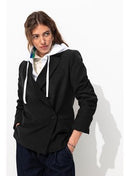 Veste de Tailleur Femme - Noir Uni Fonce