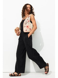 Boléro Brodé en Coton Femme - Multicolore Sans Rgt